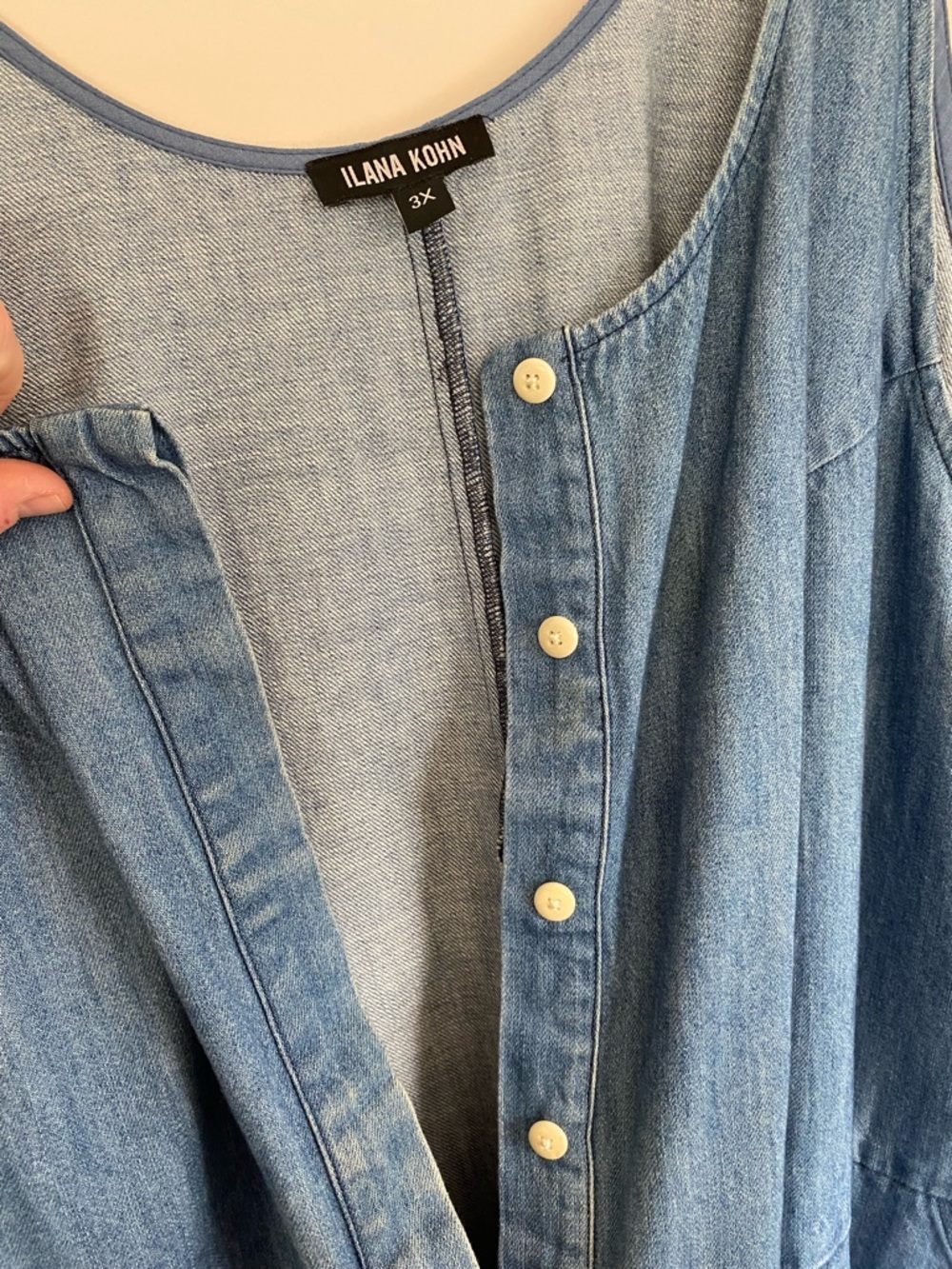 Ilana Kohn denim jumpsuit - Picture 2 of 4